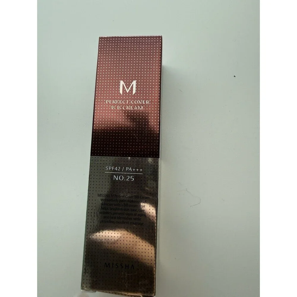 Missha M Perfect Cover BB Cream SPF 42 PA+++ No. 25 Warm Beige 1.7 oz 50 ml